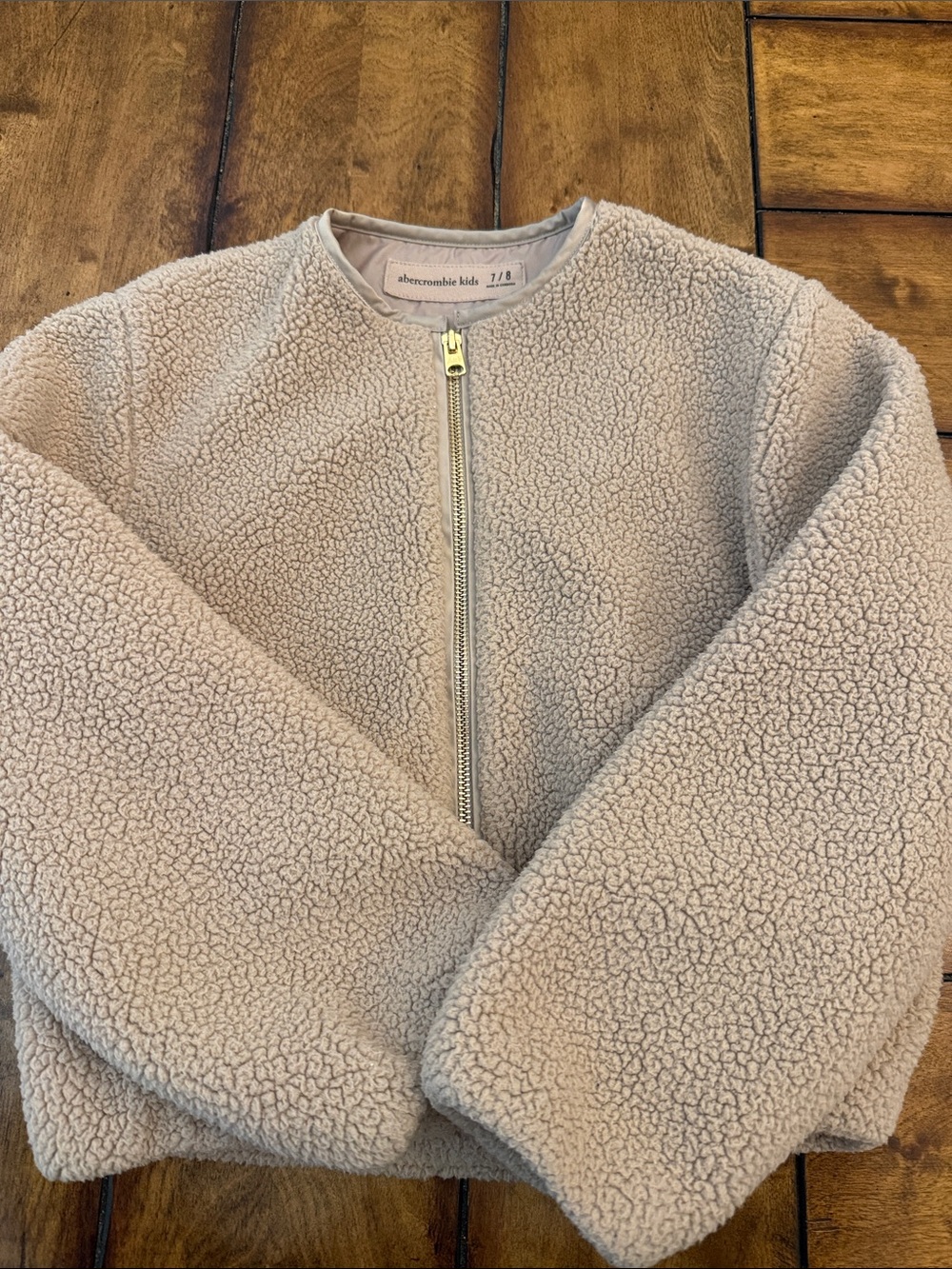 Abercrombie Kids Sherpa Zip-Up Jacket